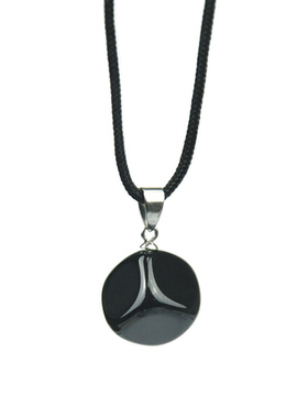 包邮单品天然水晶白玉天然黑玛瑙