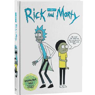 预售 【中商原版】瑞克和莫蒂设定集 英文原版The Art of Rick and Morty 动画设定集 高分神作 脑洞大开 科幻动画 封面夜光底纹