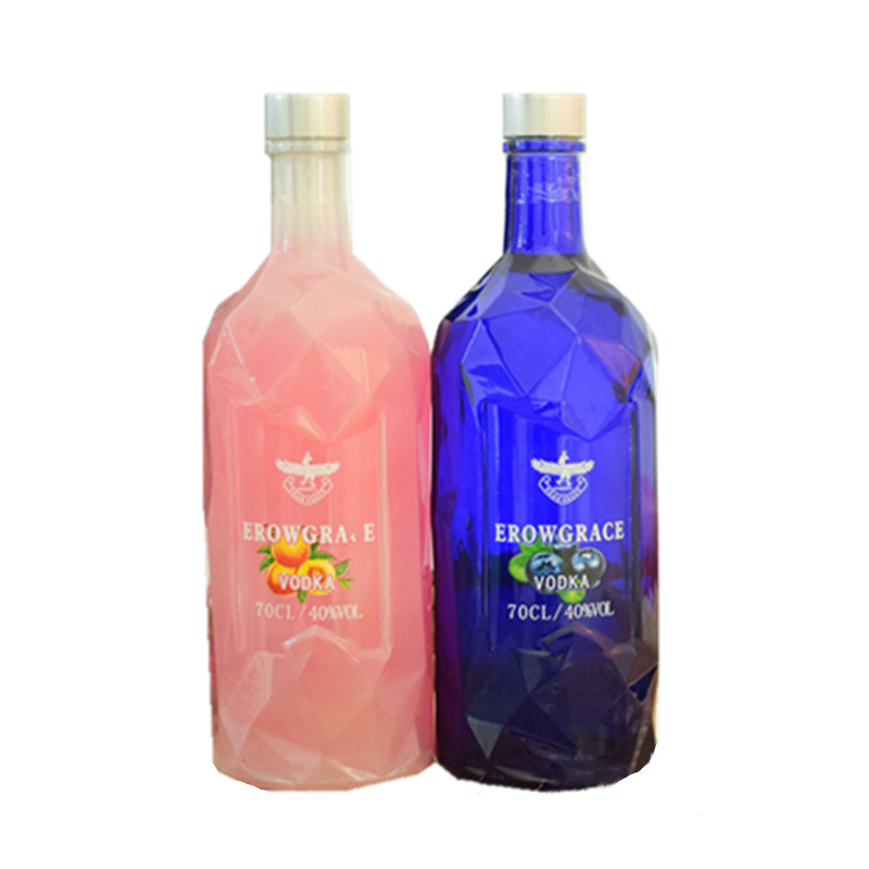 洋酒伏特加酒吧酒基酒伊洛格雷斯果味配制酒藍莓味水蜜桃特價酒水