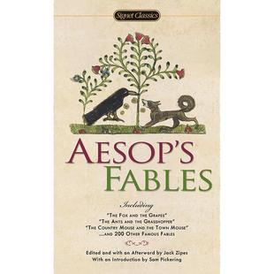 伊索寓言 英文原版 经典名著 Aesop's Fables Signet Classics 【中商原版】