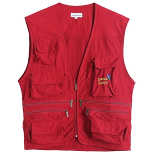 SKRM & Survival source机能多口袋工装马甲廉航多功能背心外套男