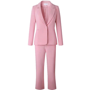 西装套装女秋置业顾问爱尚臣美容院店长工作服售楼部职业装艾燕燕