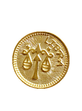 加拿大小众品牌风浮雕钱币项链