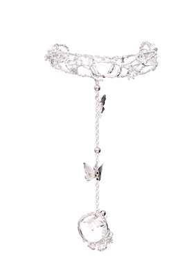 汉服宫铃手镯开口戒指套装古风