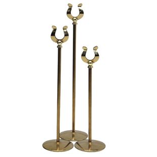 不锈钢婚宴席位卡酒店卡夹餐牌号码牌支架桌牌台号台卡钛金牌架子