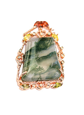 阜新风黄玉髓女士如意葫芦吊坠