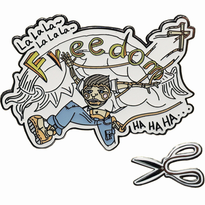 原创设计师金属胸针礼物配饰徽章