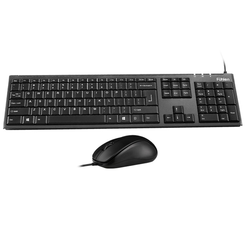 富勒L618键鼠套装商务办公家用台式笔记本USB鼠标键盘两件套