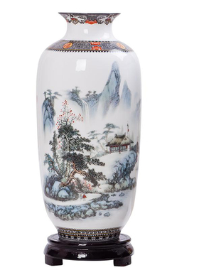 景德镇陶瓷器中式风酒柜装饰品