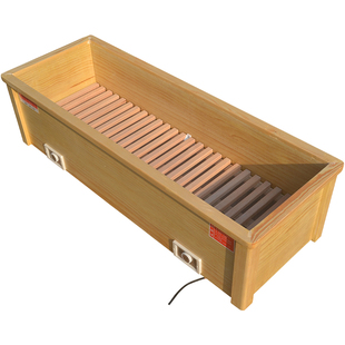 烤脚取暖器电火桶烤火箱实木暖脚器烤火炉家用深桶烤脚器烤火器19