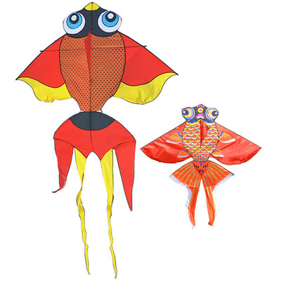 金鱼风筝kite微风易飞三角风等成