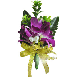 磁铁扣普通夹礼仪嘉宾年会舞台开业剪彩会议襟花仿真商务胸花假花