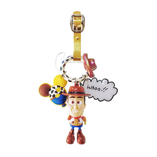 迪士尼玩具总动员伍迪woody公仔可爱卡通钥匙扣挂件钥匙链挂饰