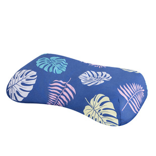 蝴蝶形美容乳胶枕套全棉榴莲弓型月牙形枕套100%纯棉枕头套一对装