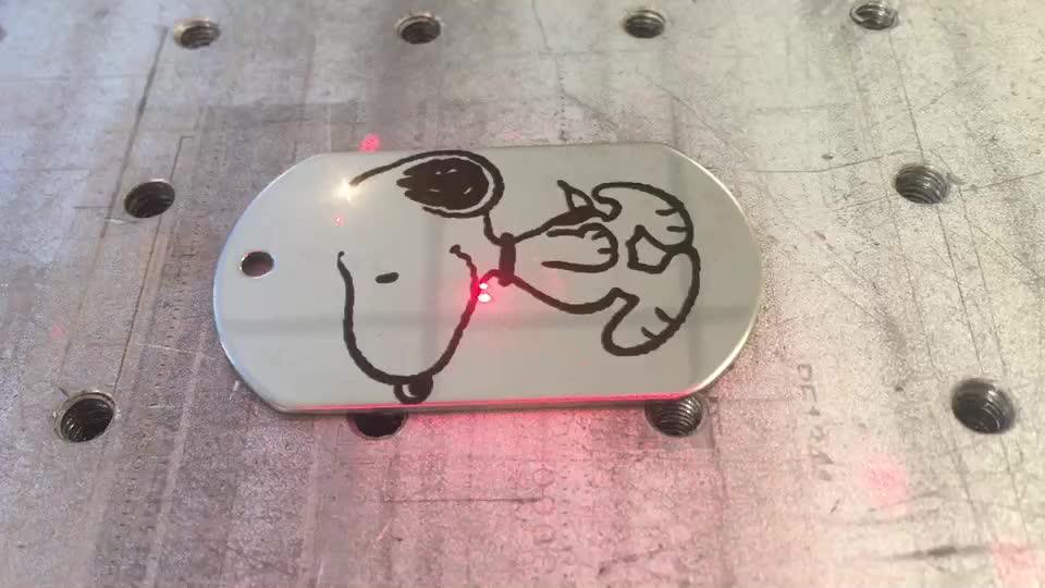 China Dog Tag Pet Id Logo Name Fiber Laser Marking Machine Buy Laser Marking Machine,Fiber