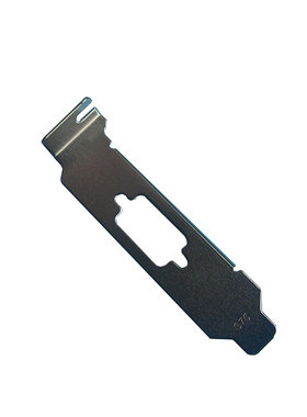 PCI串口卡挡板短铁片半高挡板2U超薄DELL联想HP小机箱8CM铁条PCIE