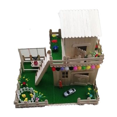 diy雪糕棒模型楼房制作工具包邮