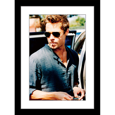 欧美电影人物布拉德皮特装饰挂画