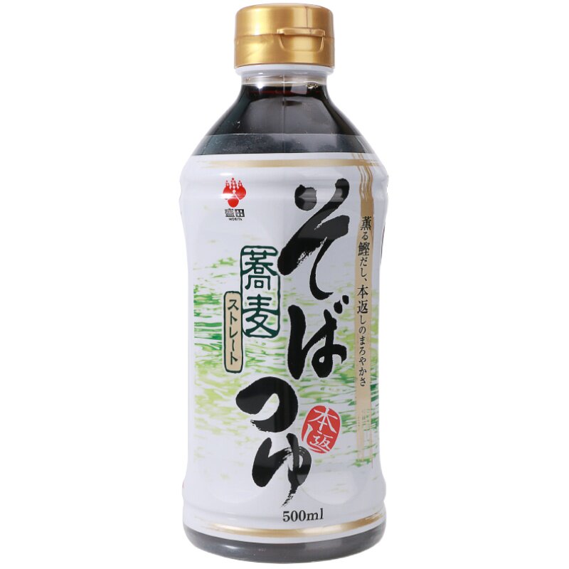 日本进口荞麦面调味汁500ml