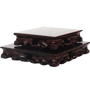 实木底座根雕奇石正方形花盆泰山石鱼缸佛像承重垫底花瓶木座托盘