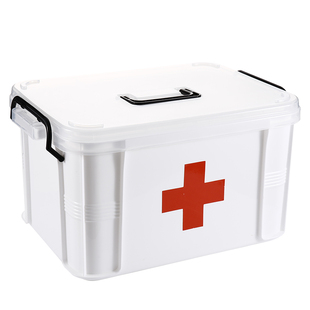 家庭特大号医药箱多层医要急救箱品收纳盒家用塑料儿童小药箱出诊