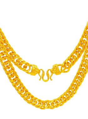 创缘镀黄金男士蛇骨大金货到付款