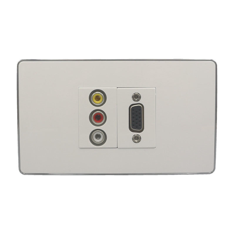 银边120型vga显示器音视频插座