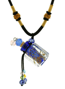 香水分装胎毛朱砂储物吊坠项链