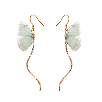 森系超仙女小清新古风长款耳环