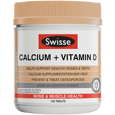 澳洲swisse钙片维d3成长女性孕妇