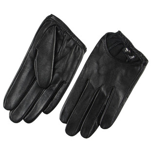 Warmen开车真皮手套女士羊皮春秋薄款时尚表演街舞手套触屏L098N