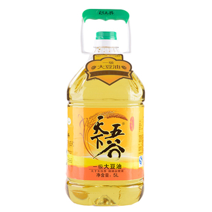 天下五谷一级大豆油5L炒菜油健康食用油包邮餐饮色拉油烘焙煎炸油