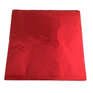 包邮100张15*15红色锡纸巧克力铝箔纸包红鸡蛋铝箔纸红蛋喜蛋锡纸