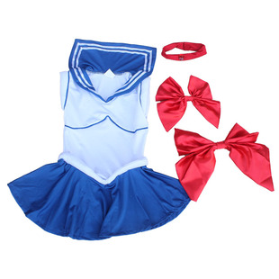 六一节cos美少女战士服装服装儿童月野兔水冰月女童送袜子动漫服