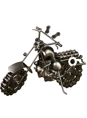 摆设摩托车模型楼房个性装饰摆件