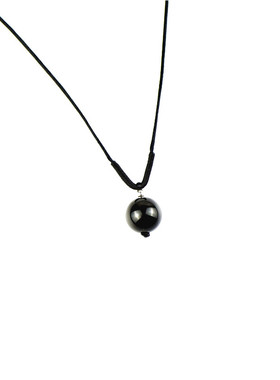 挂绳项链手工编制红黑玛瑙