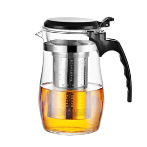 振粤牌飘逸杯36计304不锈钢内胆泡茶壶过滤玻璃冲茶器可拆洗茶具