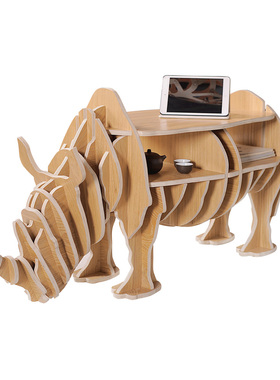 实木橱窗落地摆件动物造型包邮