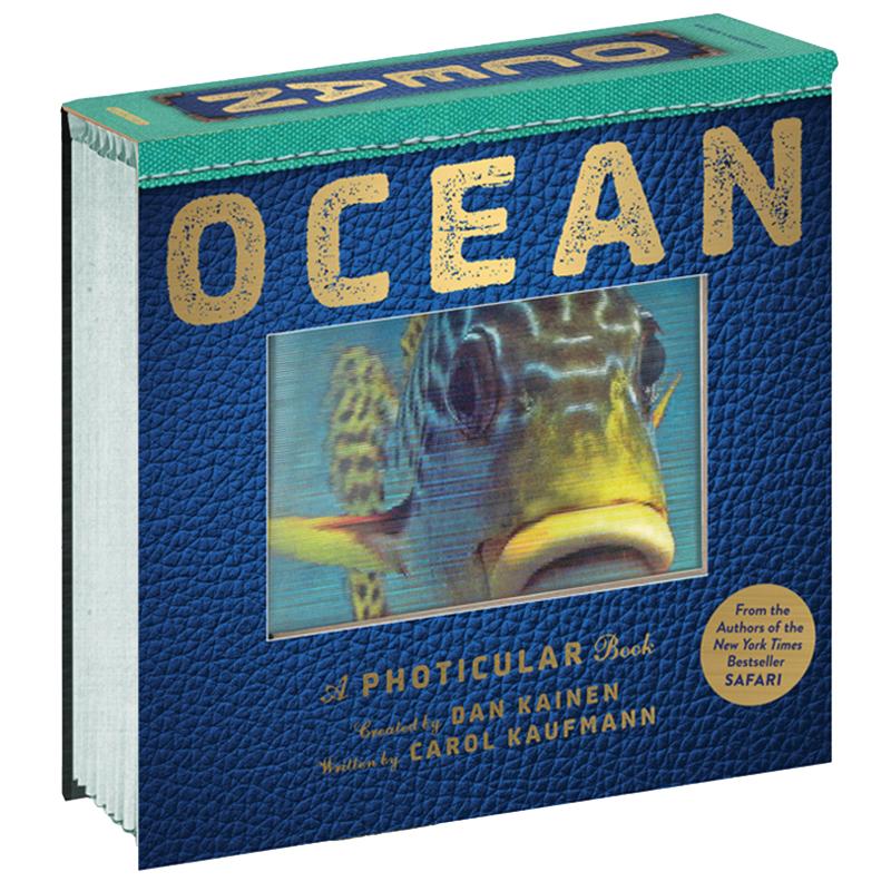 光与影视觉书系列 海洋 英文原版 会动的3D图片立体绘本 Ocean A Photicular Book Dan Kainen 纽约时报畅销书