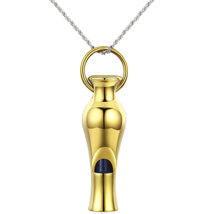 不锈钢野外求生哨子户外救生口哨儿童高频金属求救哨