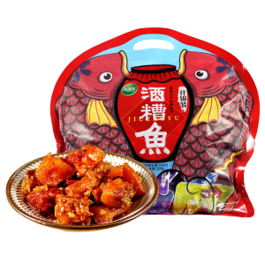 80g绿滋肴江西特产酒糟鱼零食即食鱼排麻辣鱼香辣小鱼干小鱼仔