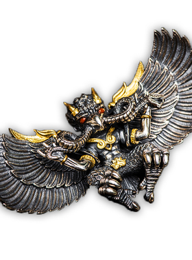 仓吉手工中国风银饰霸气雕刻项链