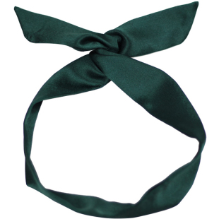 亮面墨绿酒红藏青色丁布手工韩版日系纯色交叉兔耳朵发带发饰发箍