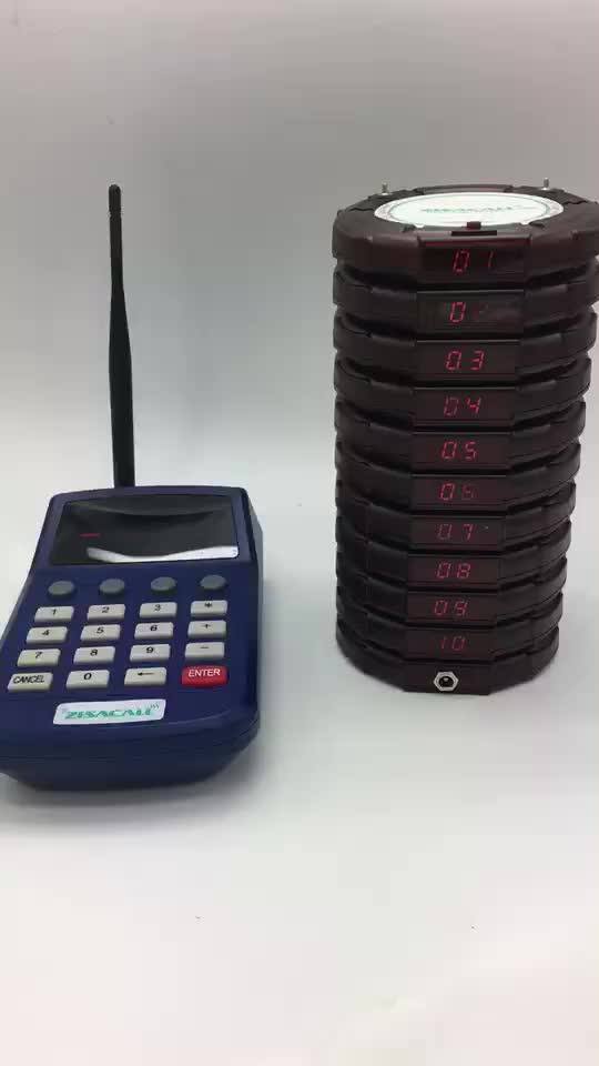 Hot Sale Restaurant Vibrating Pager Coaster Pager System Buy