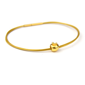 金色钢丝手链细手绳3d硬金黄金绳穿珠绳金丝diy串珠绳穿珠绳子