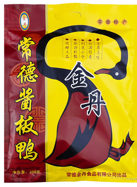 金丹风干湖南常德特辣酱板鸭350g