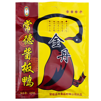 金丹风干湖南常德特辣酱板鸭350g