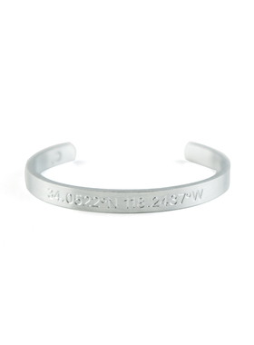 KORKEN欧美经纬度男优质钛钢手镯