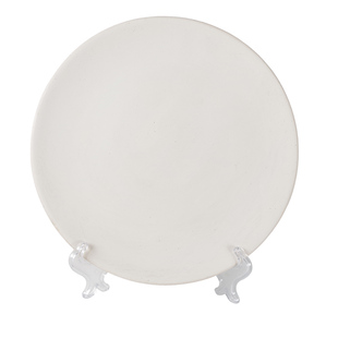 素胚盘子diy釉下彩青花儿童手工制作半成品美术材料陶艺绘画创意