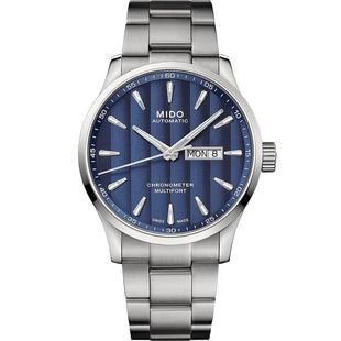 Mido美度舵手系列天文台认证机械手表日内瓦纹表盘商务男士腕表